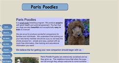 Desktop Screenshot of parispoodles.com